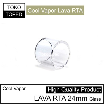 Cool Vapor LAVA RTA 24mm Replacement Glass | 24 kaca pengganti vape