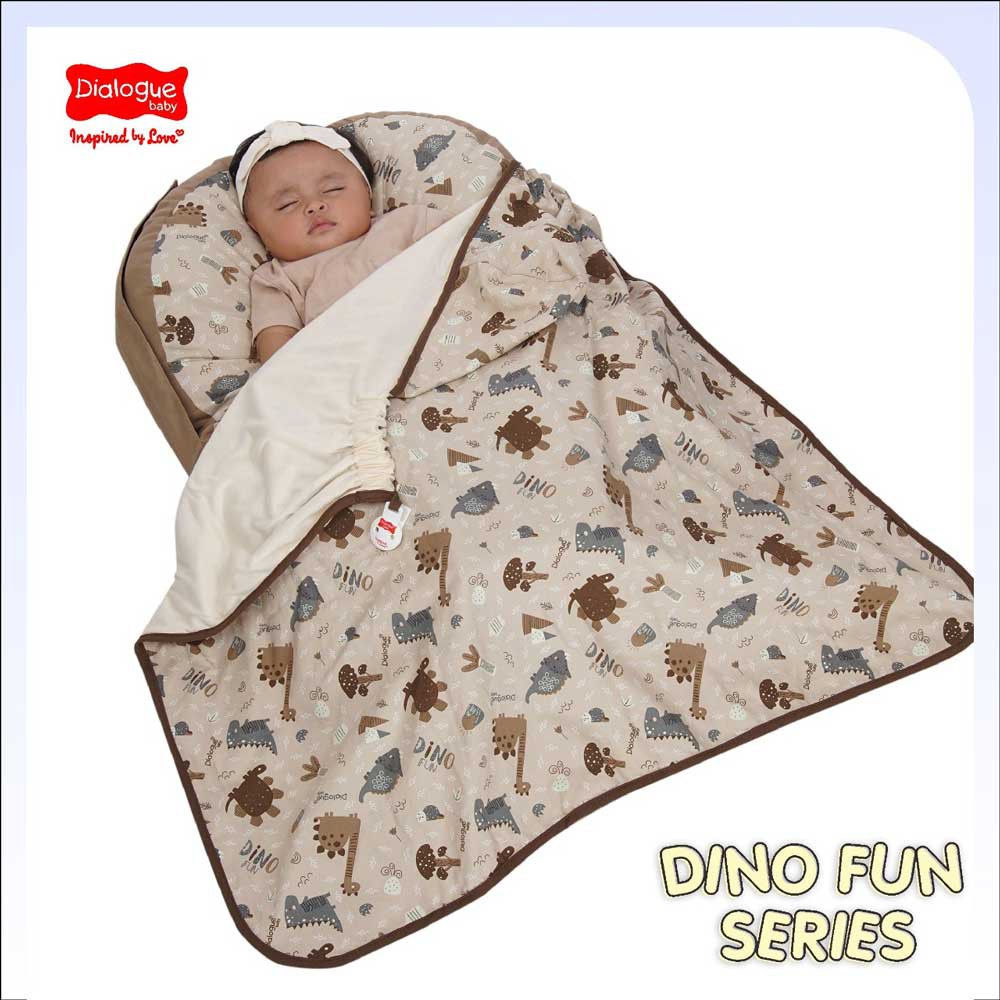 Dialogue Baby On the Go Blanket 6in1 Dino Fun Series - DGB3221