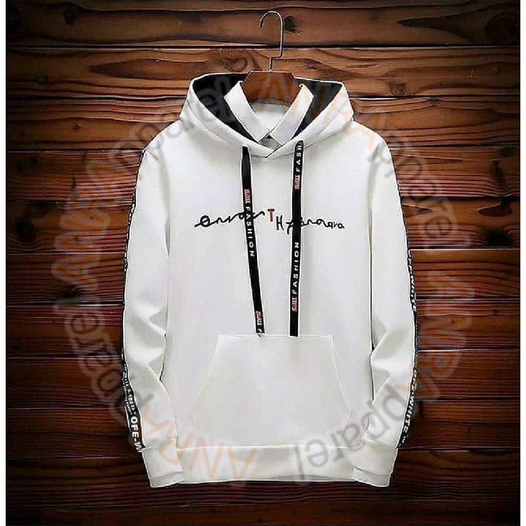 DEAS OFFWHITE Sweater Hoodie OffWhite Wanita | Sweater Deas OffWhite Korean Modis Cewek Fleece