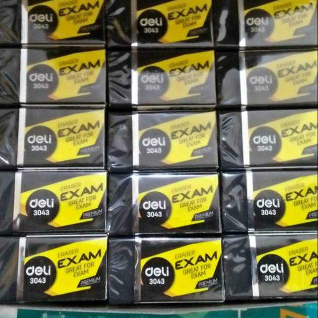 

Penghapus pensil Deli 3043 Hitam Besar