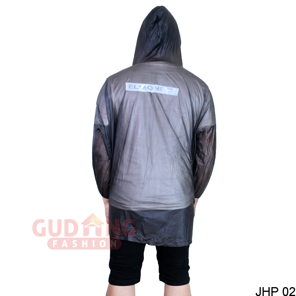 Jas Hujan Ponco Unisex Transparan