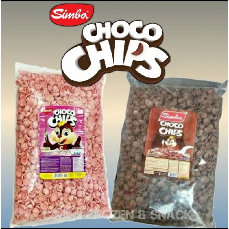 

Simba Choco Chips Coklat / Strawberry isi 250 Gram / 500 Gram dan 950 Gram