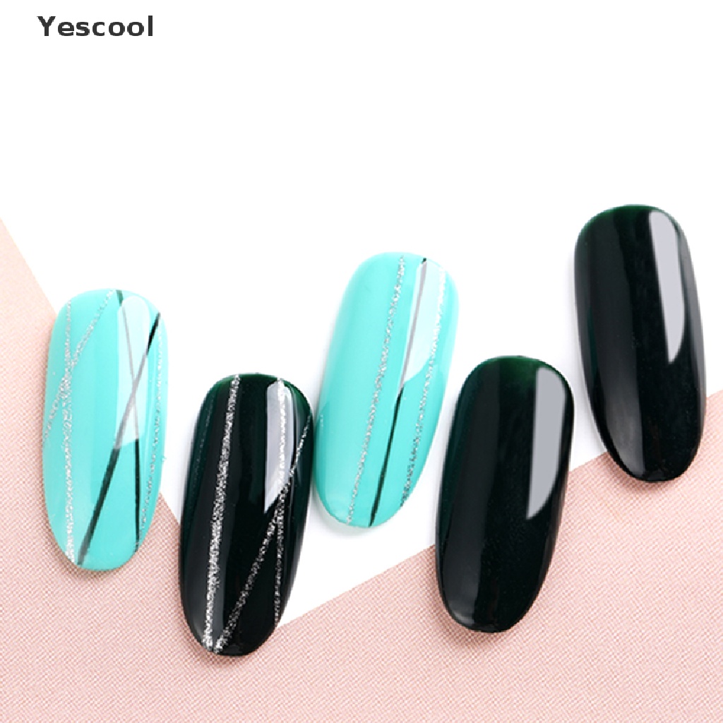 Yescool 3pcsset Brush Pen Dotting Untuk Gambar Hiasan Nail Art Diy