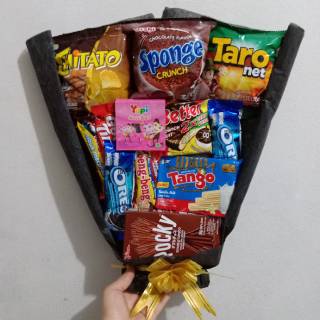  Snack  Bouquet Bucket Buket Snack  Bunga Wisuda Buket 