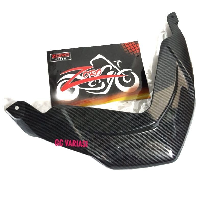 COVER STOP DUCKTAIL YAMAHA NMAX OLD LAMA CARBON HITAM KILAT ZORO