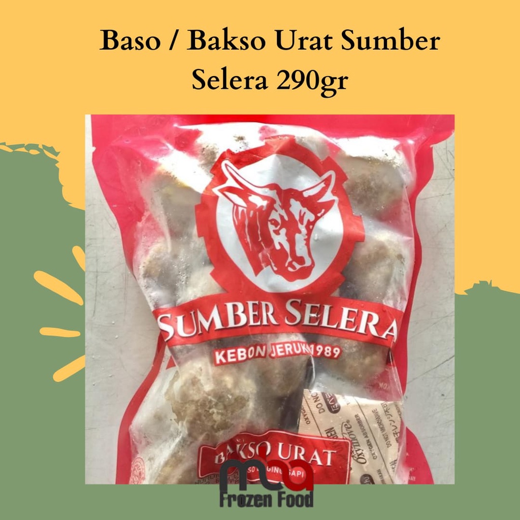 Jual Baso Bakso Urat Sumber Selera 290gr Frozen Food Shopee Indonesia