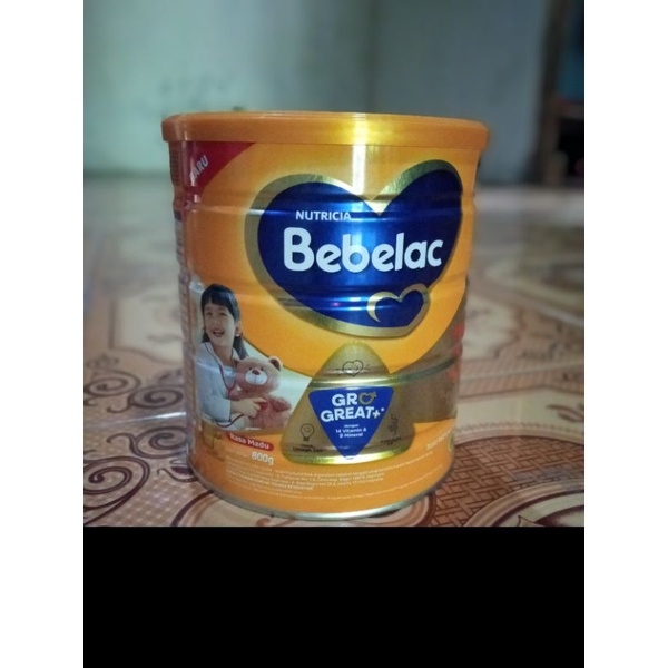 kaleng bekas susu bebelac berkarat