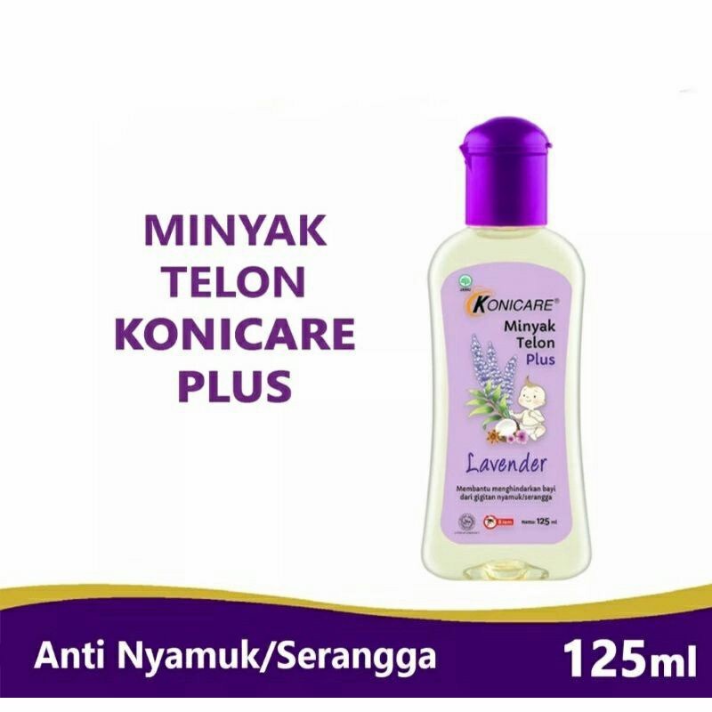 KONICARE MINYAK TELON PLUS 125ml (UNGU)