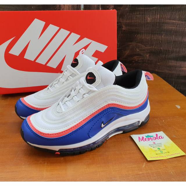 air max 97 white game royal pink