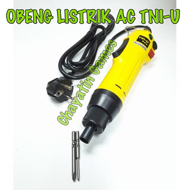 OBENG LISTRIK AC 220 VOLT (OBENG LANGSUNG LISTRIK AC)