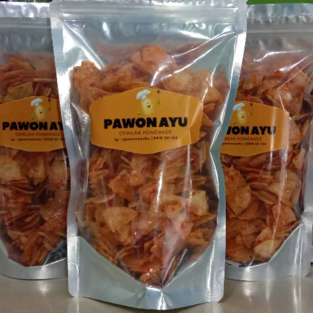 

Keripik kentang manis pedas