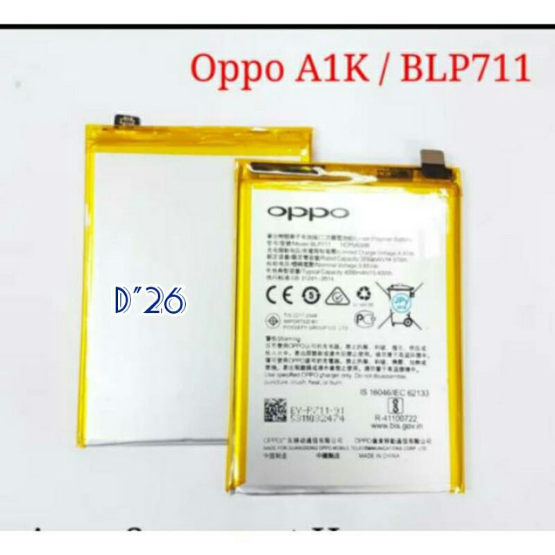 BATERAI OPPO A1K BLP 711 BATERAI