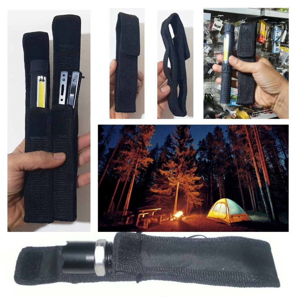 Holster Sarung Tas Senter Pisau Serbaguna Bahan Kuat Tebal 114130