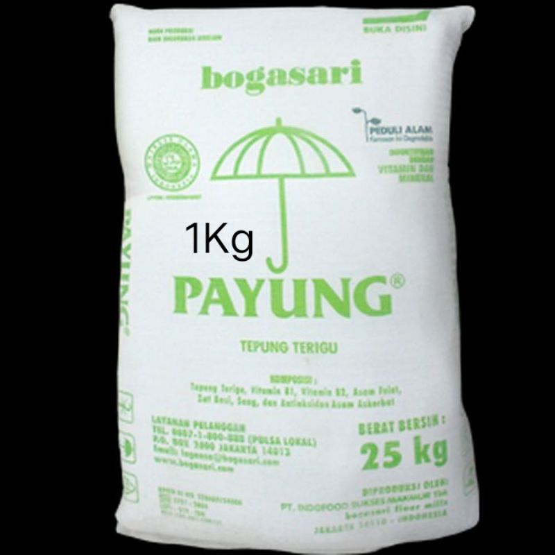 

TEPUNG TERIGU BOGASARI PAYUNG 1Kg