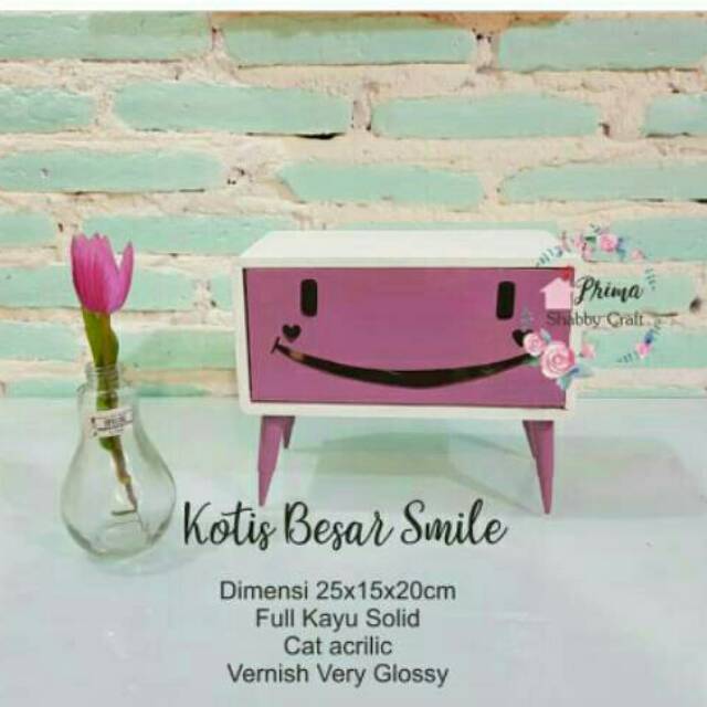 KOTAK TISSUE TISU TISSU TEMPAT TISSUE SMILE LUCU UNIK 