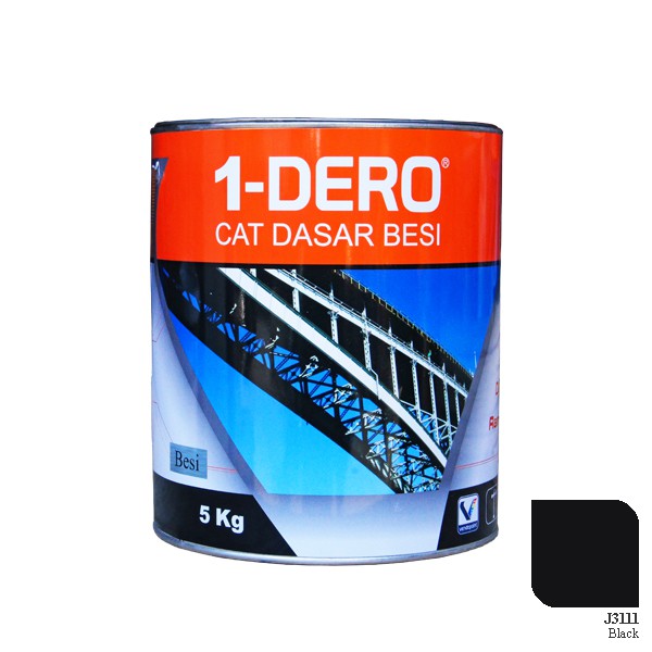  Cat  Dasar Meni Besi  1 Dero 5  kg  Warna Black Shopee Indonesia