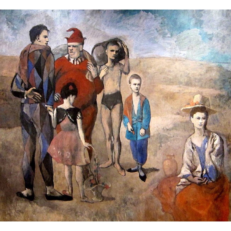 Lukisan Pablo Picasso Family of Saltimbanques Painting