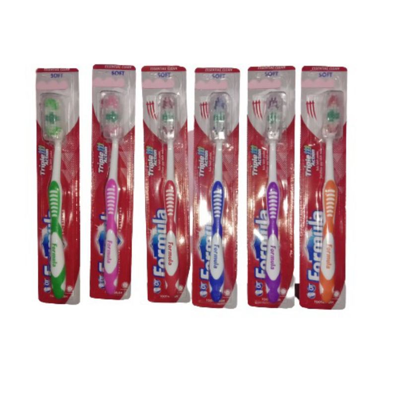 Sikat gigi formula triple action