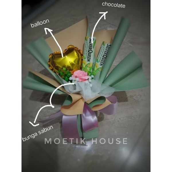 buket coklat / buket bunga sabun / buket wisuda