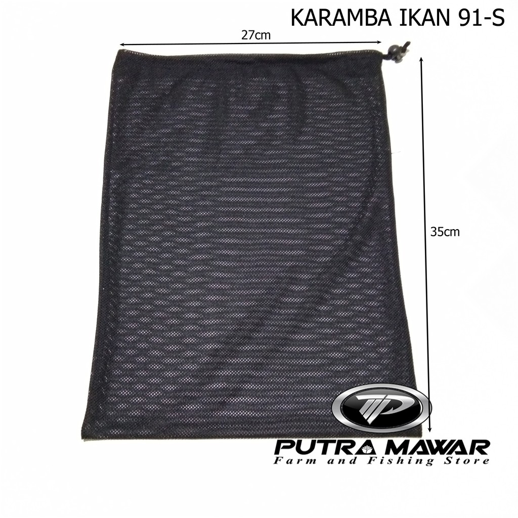 Karamba -Bronjong- Kantong Kain Tempat Ikan Size S-waring ikan-kepis-
