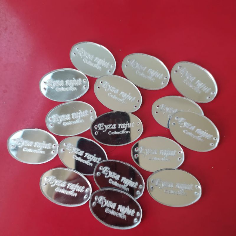 

Label Bahan Acrylik uk 3x2