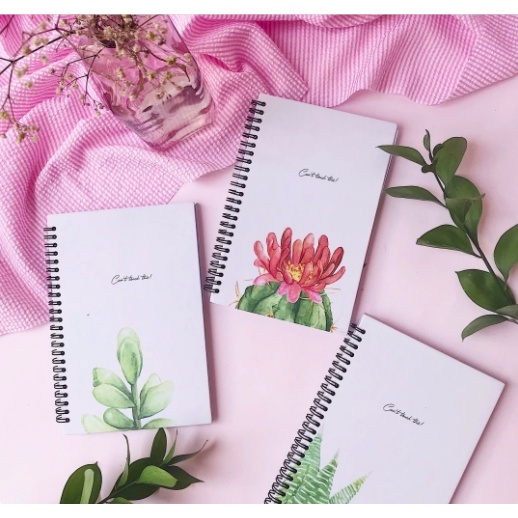 

Spiral Cactus Notebook