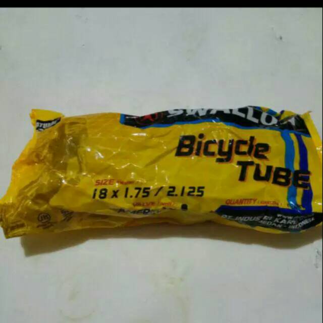 Ban dalam sepeda anak ukuran 18 x 1.75 / 2.125 Swallow AV