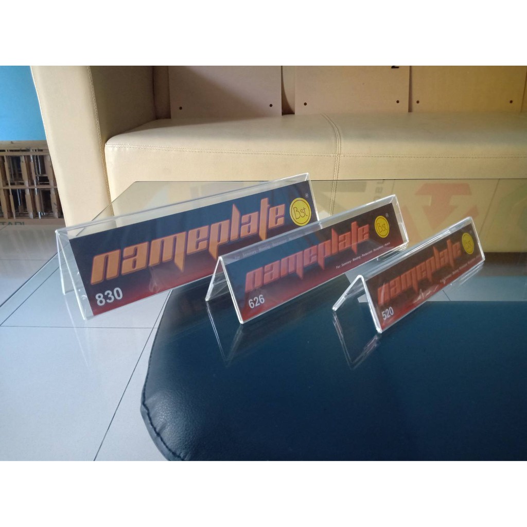 Papan Akrilik Nameplate