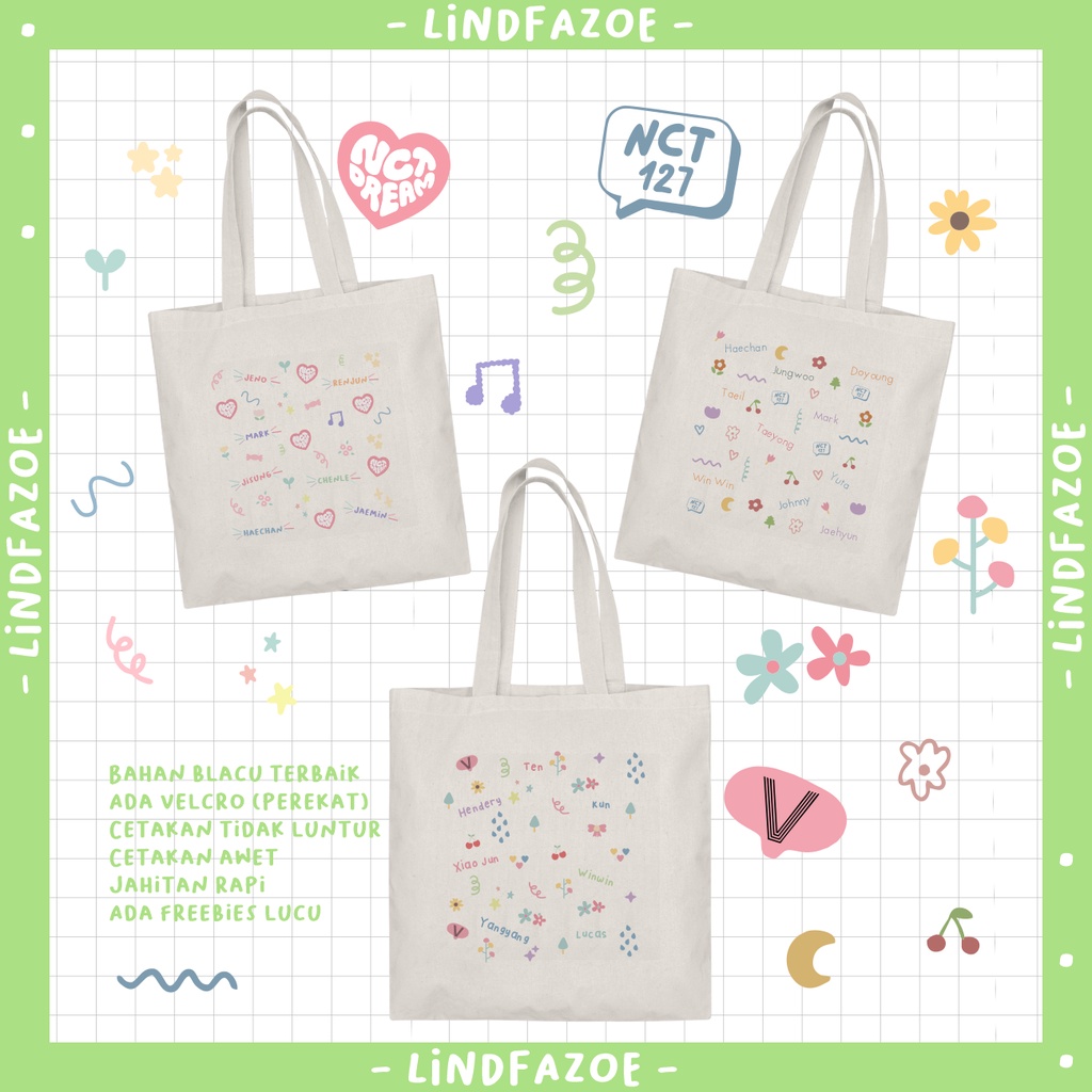 Totebag tote bag nct dream wayv nct 127