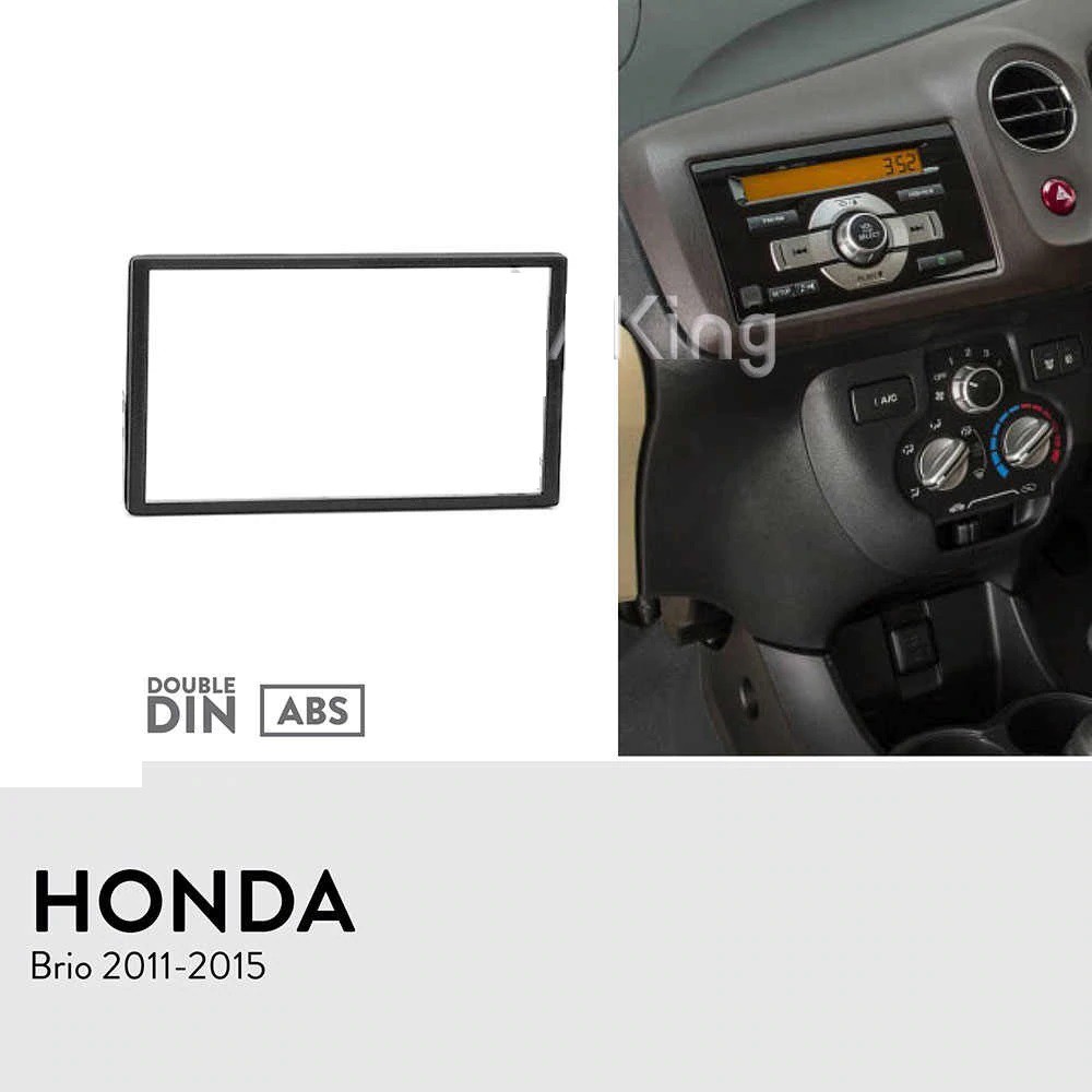 Frame list tape mobil Honda BRIO FREED JAZZ BRV MOBILIO untuk Head unit china 7 inch