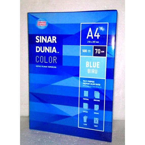 

Berkhasiat Sinar Dunia Kertas Hvs A4 70 Gr Warna Biru Promo Kode 920