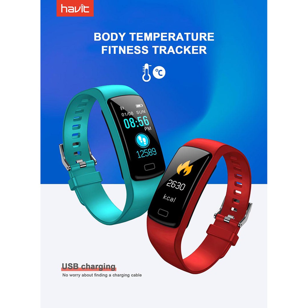 HAVIT Smart Watch1.3&quot;&quot; Touch Screen Smartwatch Fitness Trackers with Heart Rate Monitor Waterproof