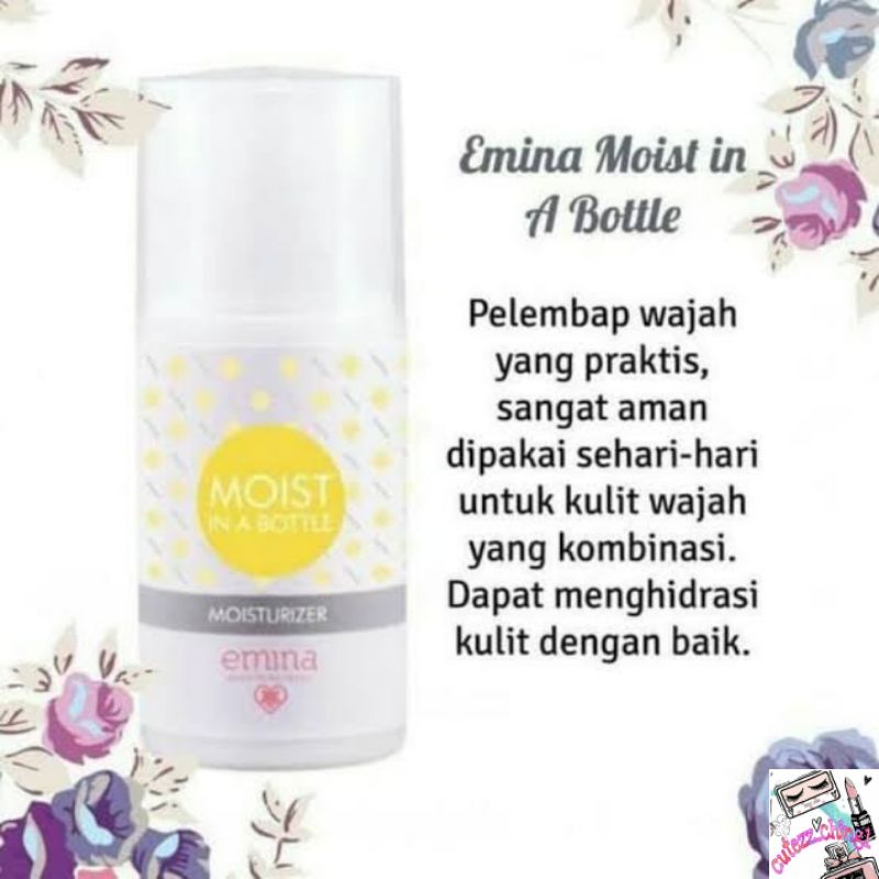 ☃Cutezz_Ching1☃Emina Moist In A Bottle Moisturizer 50ml