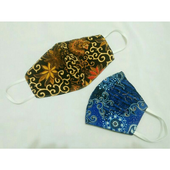 masker batik premium 3 ply earloop remaja-dewasa cowok/cewek