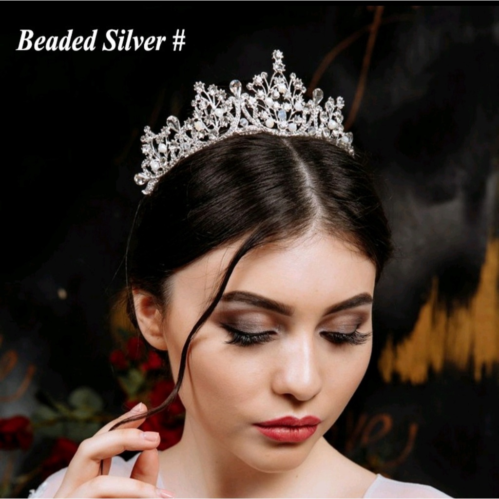 Akasia Crown Silver - Bridal Crown - Mahkota Pengantin Bridesmaid