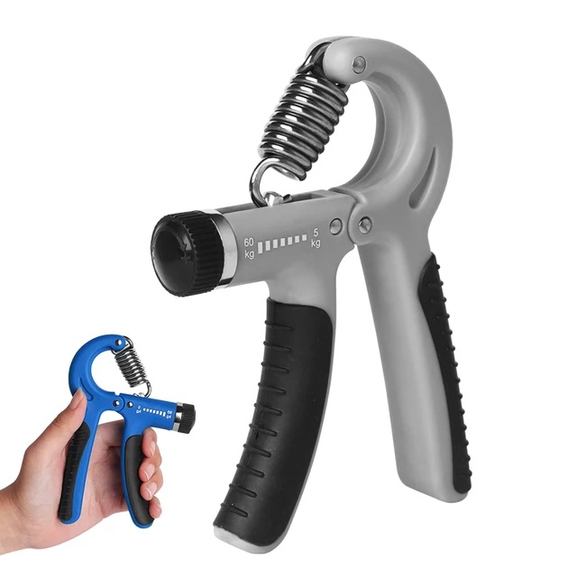 Hand Grip Adjustable Alat Latihan Otot Alat Penguat Otot Tangan 5-60Kg Hand Grip Alat Fitness Cengkraman Gengaman Tangan