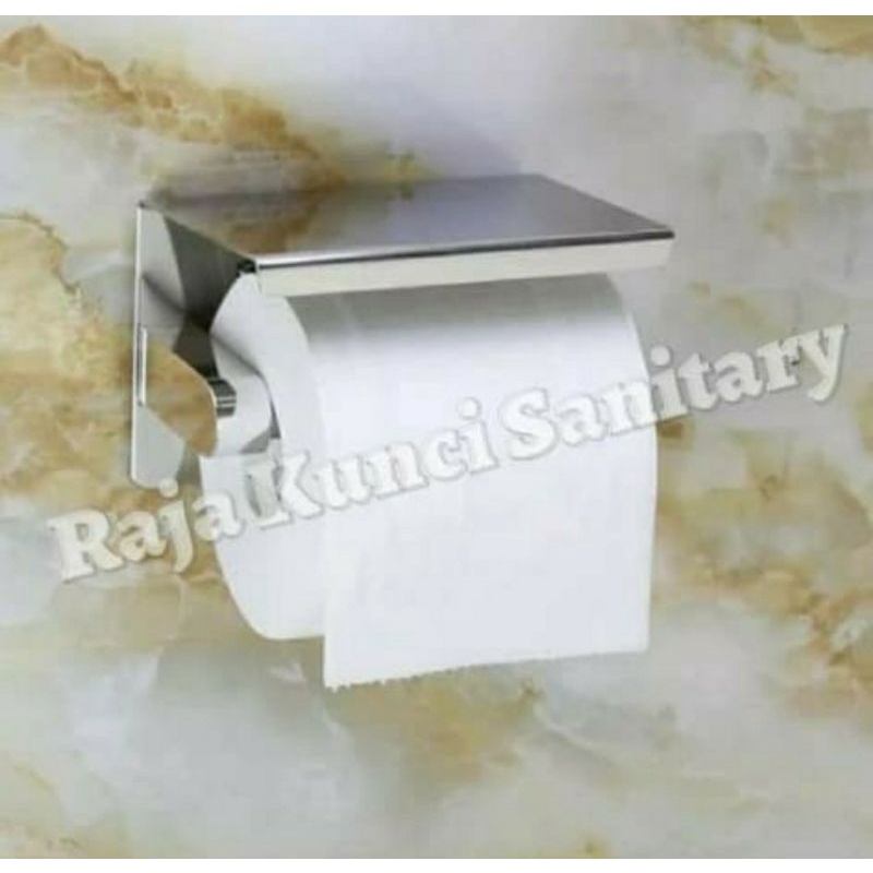 Tempat Tissue Rol/Tempat Tissue Gulung/Tempat Tissue Toilet/Tempat Tissue Kotak Stainless