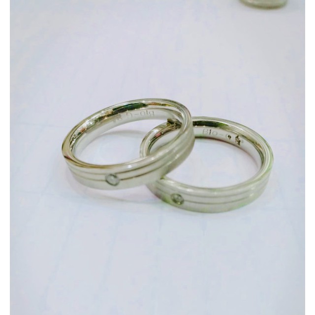 Cincin lamaran/ cincin tunangan / cincin ring / cincin / titanium / cincin titanium