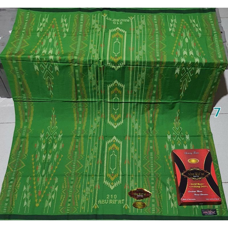 Sarung Abu Rifat Super Kembang Halus dan Tebal