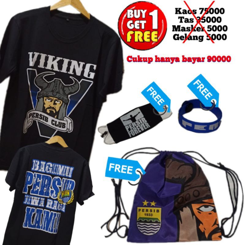 Baju Persib Promo buy 1 get 3 baju viking persib club