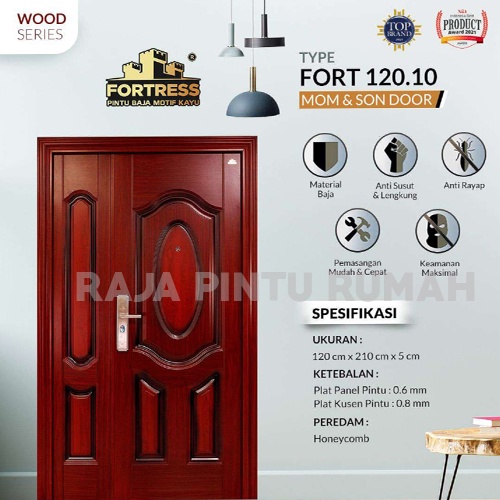 Pintu Rumah Pintu Baja Pintu Utama Pintu Kamar Pintu baja Fortress Pintu Motif Kayu 120.10