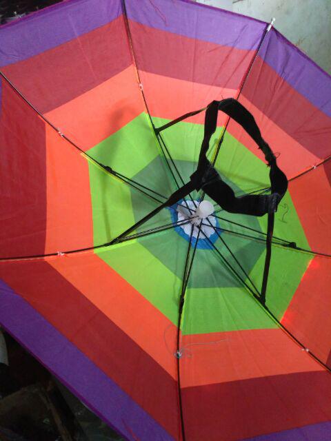 Topi Payung Headband Umbrella Hat Topi Mancing Golf Unik Outdoor