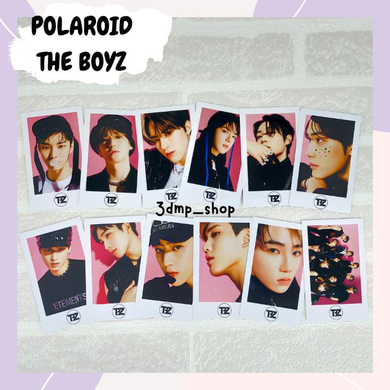 [12 lembar] polaroid the boyz breaking dawn the stealer maverick