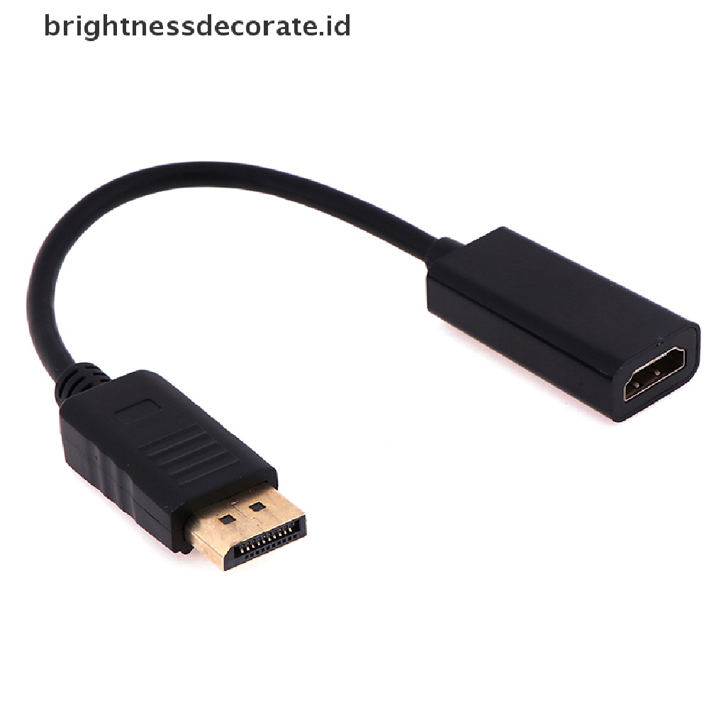 [birth] DP Display Port Male To HDMI Female Cable Converter Adapter [ID]
