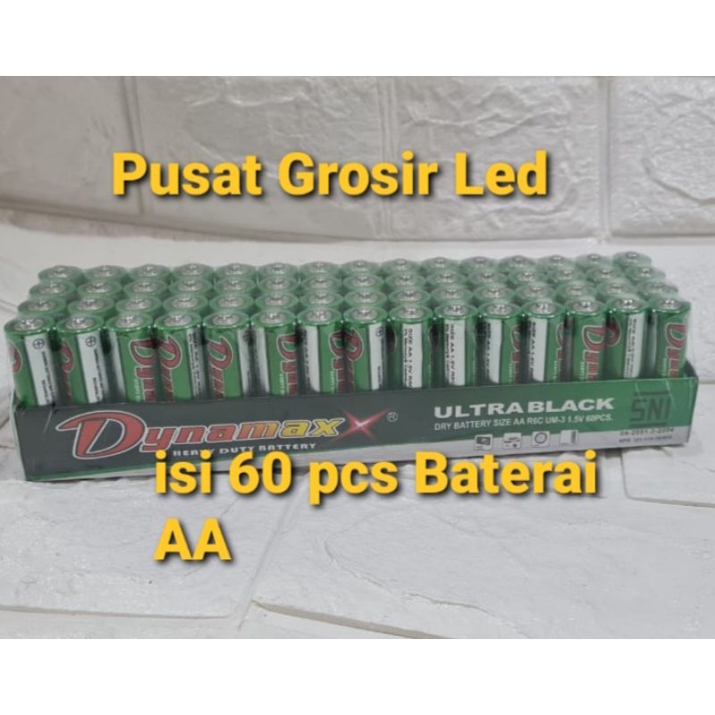 1 pak Baterai Murah Dynamax isi 40 pcs AA dan AAA