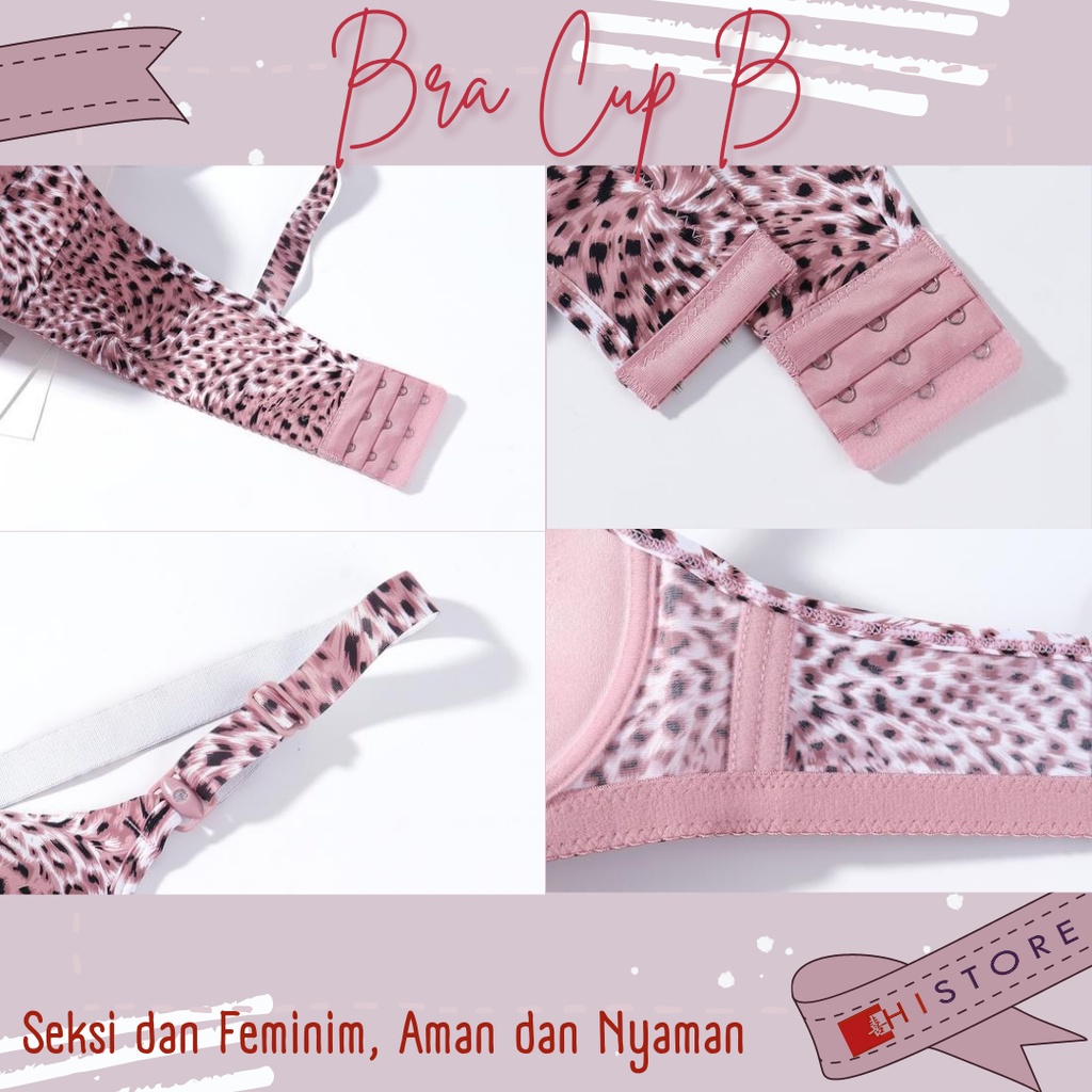 [HI] Bra BH Fashion Wanita Cup 3/4B Bra wanita Premium BH Busa Tipis Tanpa Kawat Sangat Nyaman 89