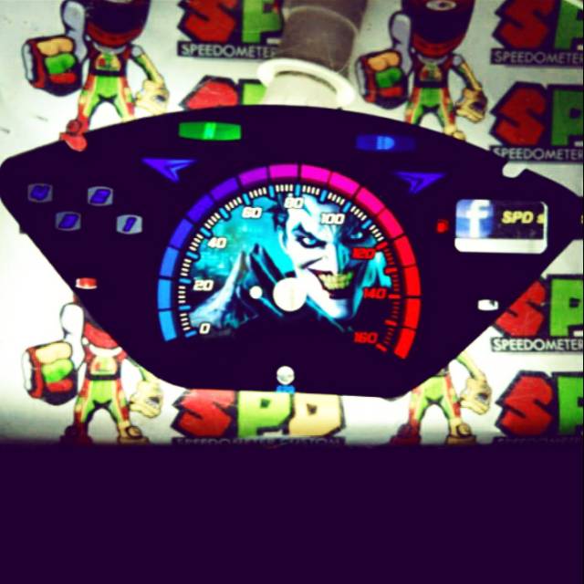 Custom paneL speedometer supra x 125