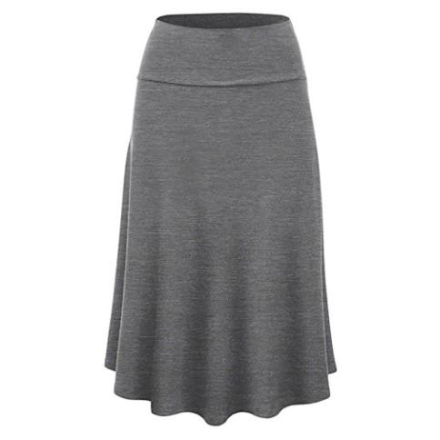 ROK IMPOR MIDI PIEATED SKIRT RMD