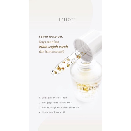 L'dofi 24k gold serum free gift