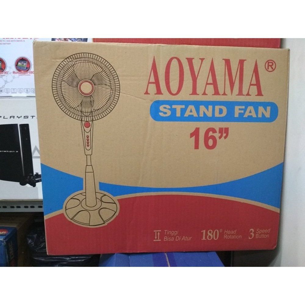 Kipas Angin Berdiri Aoyama 16 Inch  - Stand Fan Aoyama 16 Inch